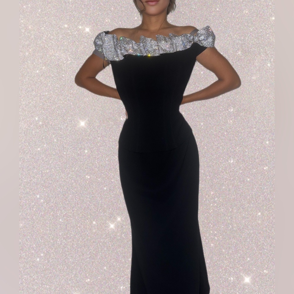 Junnie Leigh 1271  Dress in Navy